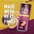 thumbnail image 3 of The True 100% Juice Sparkling Passion Fruit, 4pack, No Added Sugar, 8.45 fl oz can, 3 of 7