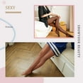 thumbnail image 3 of HAHDAXIA 3 Pairs Tights For Women 20D Pantyhose Control Top Invisible Reinforced Toes, 3 of 6