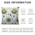 thumbnail image 5 of Nawypu  Home Custom Decor Evil Eye Collection On White Pillowcase Breathable Throw Pillow Case Hidden Zipper One Side Design Print 16x24 Inches, 5 of 5