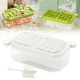 thumbnail image 1 of Ice Cube Tray With Lid & Storage One Release Ice Cube With 32 Cubes Design Grade For Coffee Drinks, 1 of 9