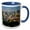 Blue/White, variant on 3drose, Oregon, Portland. Fremont Bridge Over Willamette River., 11oz Mug