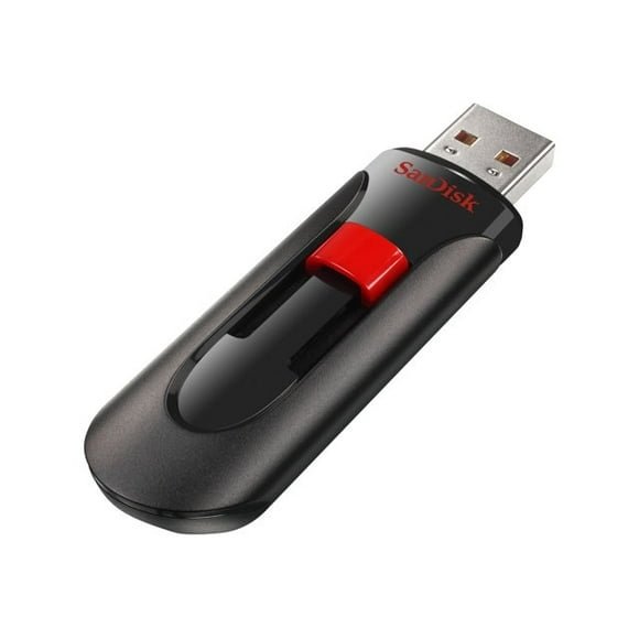 SanDisk Cruzer Glide 32 GB USB 2.0 Flash Drive - Black, Red
