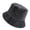 Black, variant on Trendy Washed Denim Bucket Hat For Men And Women Casual Outdoor Sun Unisex Japanese Style Adjustable Comfortable Lightweight