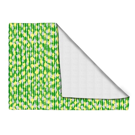 

eloria Abstract Design Heat Resistant Placemats Dining Table Mats Cotton Canvas Set of 4