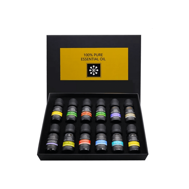 Kit de 12 Aceites Esenciales Belug Para Aromaterapia