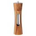 thumbnail image 2 of Molinillo de pimienta de madera de acacia, molinillo de pimienta acrílico transparente para cocina, sal marina, pimienta negra, núcleo de molienda de cerámica, botella de condimento, 2 of 5