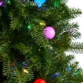 thumbnail image 4 of Nearly Natural Prelit LED Green Decorated Fir Christmas Tree, with Bendable Branches 5', 4 of 10