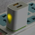 thumbnail image 2 of European Wall Charger, USB 2.1AMP Universal Europe Charger Block Dual Port Plug Compatible for iPhone 17 16 15 14 13 12 11 Pro Max XS XR X SE 8 7 6 Plus,Samsung S25 S24 A17,Note,Moto, 2 of 4