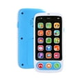 thumbnail image 3 of EGNMCR Smart Cellphone Toy Kids Learning Mobile Phone Electric Music Sound Educational Machine Child Birthday Gift Early Education Machine Birthday Gifts for Kids, 3 of 8