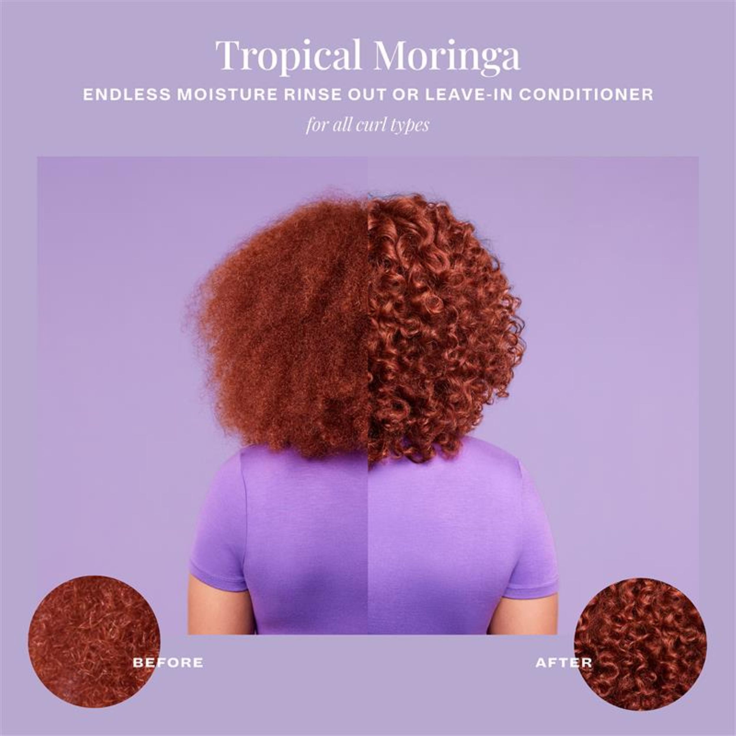 (2 pack) The Mane Choice Tropical Moringa Sweet Oil Endless Moisturizing Rinse Out or Leave-in Conditioner 8 oz. All Hair Type