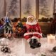 thumbnail image 4 of Herunwer Santa Claus Table Decoration Home Christmas Gift Scene Christmas Ornament Resin Crafts, 4 of 6
