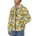 thumbnail image 3 of Naloa Sunflowers And Butterflies Men’s Hoodies, Zip up Hoodie, Sweatshirts,Hoodies for Men Sizes S-3XL-XX-Large, 3 of 5