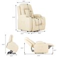 mecor Power Lift Recliners,Lift Chairs for Elderly,PU Leather Reclining