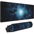 thumbnail image 1 of Extended Large Mouse Pad, XL Gaming Mousepad 31.5 x 11.8 Inch, Big Computer Keyboard Desk Pad, Waterproof Mouse Mat with Stitched Edges and 3mm Thick Long Non-Slip Base for Office Gaming, Galaxy Tree, 1 of 5