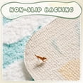 thumbnail image 4 of SIXHOME 20"x32" Cute Daisy Bathroom Rug Non Slip Bath Mat Fluffy Soft Super Absorbent Quick Dry Bathroom Mat Machine Washable Tufted Floral Bath Mats for Bathroom Floor Teal, 4 of 7