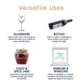 thumbnail image 4 of Cheer Collection Pack of 5 Metallic Colors Wine Glass Markers, 4 of 5