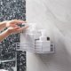 thumbnail image 5 of Estante de baño para el hogar, soporte cosmético adhesivo, accesorios de baño a prueba de herrumbre, 5 of 5