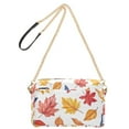 thumbnail image 2 of FORMRS Women Crossbody Purse with Chain Strap Vegan Leather Shoulder Handbag, Blue Leaves, 2 of 7