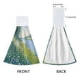 thumbnail image 4 of 2 Bathroom Towels Kitchen Towels 18.2x14In Velcro Hand Wipes Dish Cloths & Dish Towels Washroom Towels Face Towel Hand Wipes Blue Lake, 4 of 7