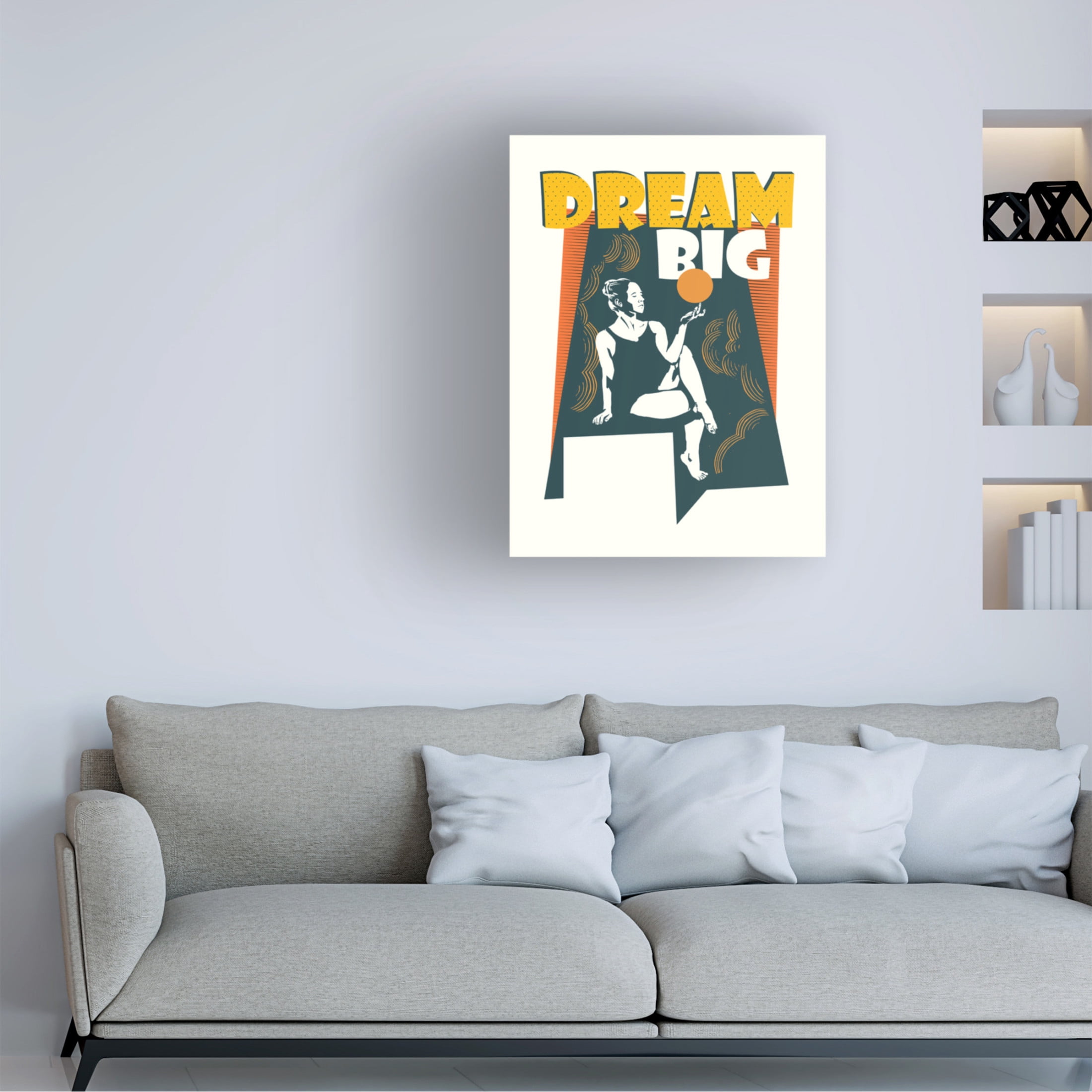 Trademark Fine Art Dionisis Gemos Dream Big Canvas Wall Art