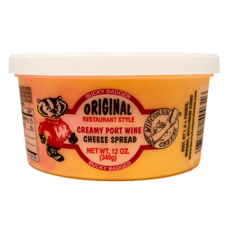 Bucky Badger Original Restaurant Style Creamy Swiss Cheese Spread, 12 Oz.