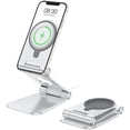 thumbnail image 1 of Stand for MagSafe Charger, Foldable MagSafe Stand Holder for iPhone 12 Series, Magsafe Accessories Designed for iPhone 12 Pro Max / 12 Pro / 12 Mini / 12, MagSafe Charger Not Included, Black, 1 of 8