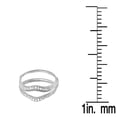 thumbnail image 4 of 0.12 Carat (ctw) 10K Gold White Diamond Ladies Enhancer Guard Wedding Band, 4 of 4