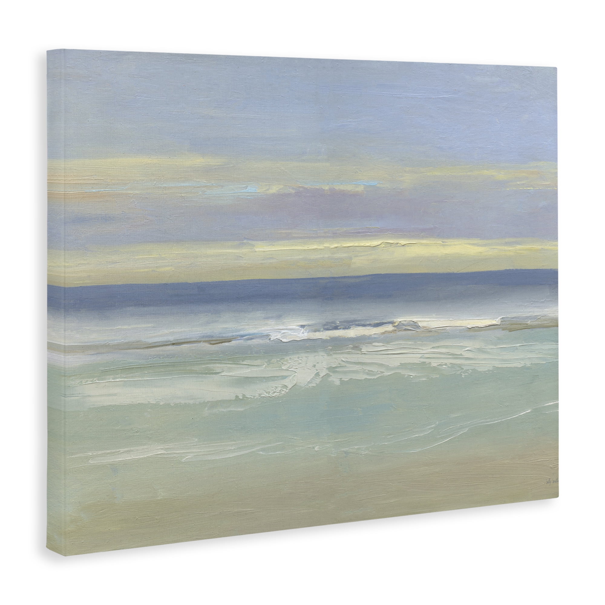 Stupell Industries Tranquil Coastal Morning Waves Canvas Wall Art, design by Sally Swatland