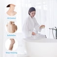 thumbnail image 6 of Scheam Bath Sponge Loofah Shower Pouf White Mesh Shower Puff (60g/Pcs), 6 of 7