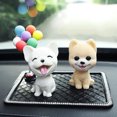 thumbnail image 4 of HEVIRGO Lovely Swinging Head Simulation Dog Puppy Car Interior Dashboard Ornament Gift, 4 of 8