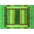 thumbnail image 1 of Ahgly Company Indoor Rectangle Abstract Green Modern Area Rugs, 5' x 7', 1 of 4