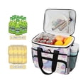 thumbnail image 2 of FORMRS Insulated Cooler Bag 24 Cans Capacity Soft Leakproof Lunch Box with Side Pockets, Pink Skates, 2 of 7