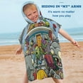 thumbnail image 6 of Plants Vs Zombies Hooded Towel for Kids - Toddler Bath Towel Kids Beach Towel with Hood, Girls Boys Pool Swim Cover-up Quick Dry, Microfiber Soft Poncho Towel, 6 of 8