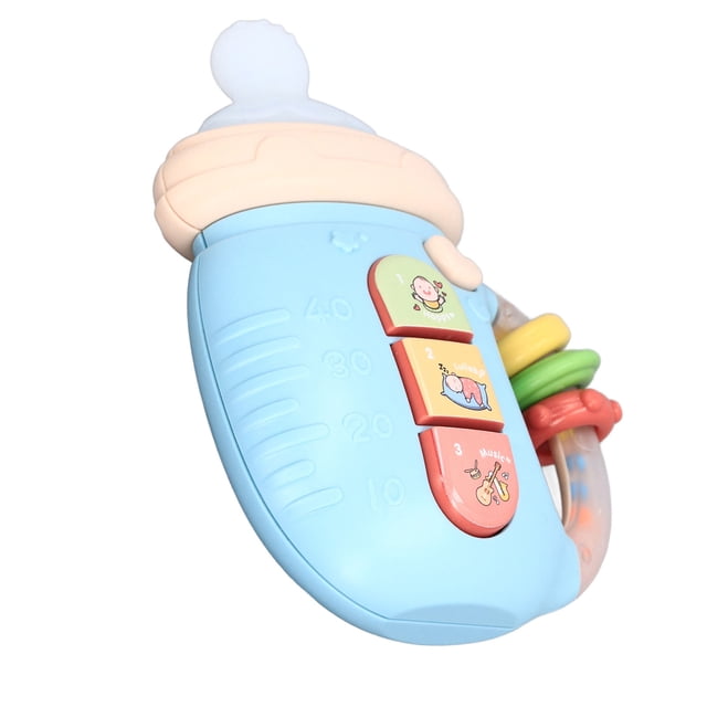 Juguetes Para La Dentición Con Forma De Biberón, Sonajero Con Portátil Divertido, Máquina De Canción De Cuna Con Sonidos Relajantes Para El Hogar Para Bebés