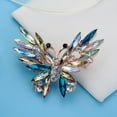 thumbnail image 4 of HMPEAIIY Brooch Pin Wedding Bridal Rhinestone Shawl Clip Ladies Jewelry Shawl Clips Pin Brooches for Women Pin Backs for Jewelry Making Button for Crafts Flat Back Buttons Vintage Hat Pin for Clothes, 4 of 4