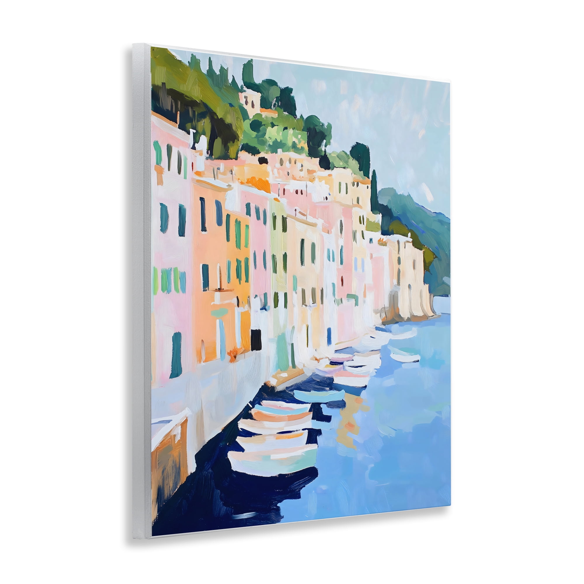 Stupell Industries Portofino Harbor View Wall Plaque Art, design by The Prints Vibe