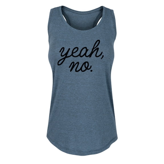 Instant Message - Yeah No - Women's Racerback Tank