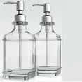 thumbnail image 3 of Glass Soap Dispenser with Rust Proof Stainless Steel Pump Refillable Hand Soap Dispenser Bathroom Soap Dispenser A, 3 of 5