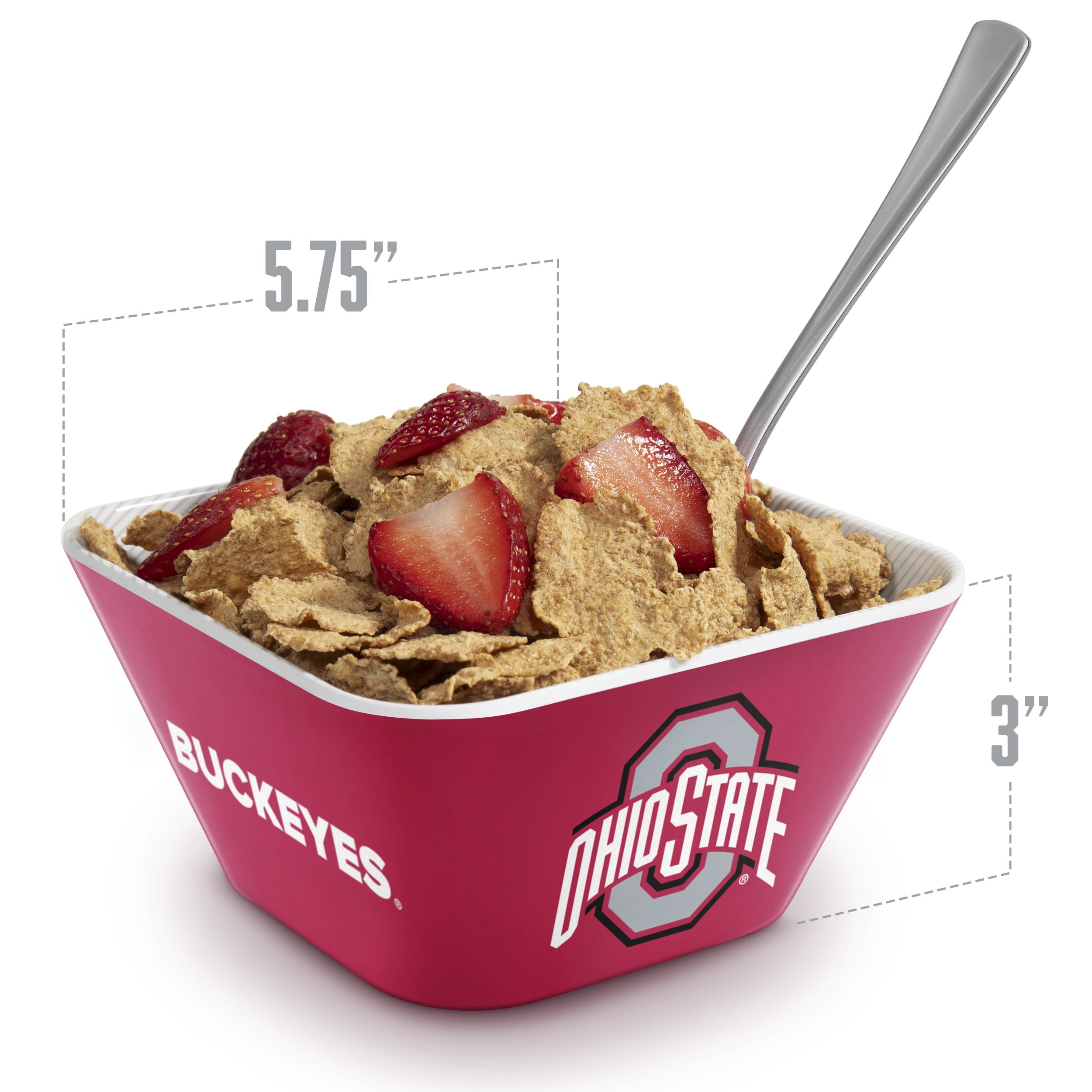 YouTheFan NCAA Ohio State Buckeyes Small Snack Bowl