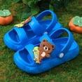 thumbnail image 6 of Ccpelsie Boys and Girls Slippers Summer Beach Pool Shoes Toddler Cartoon Slides Sandals Indoor&Outdoor Garden Slippers Shower Shoes(Blue,2), 6 of 9