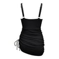 thumbnail image 5 of PMVFHDE Robe de Bain Élégante pour Femme avec Paréo en Maille Transparente, Noir, m, 5 of 5