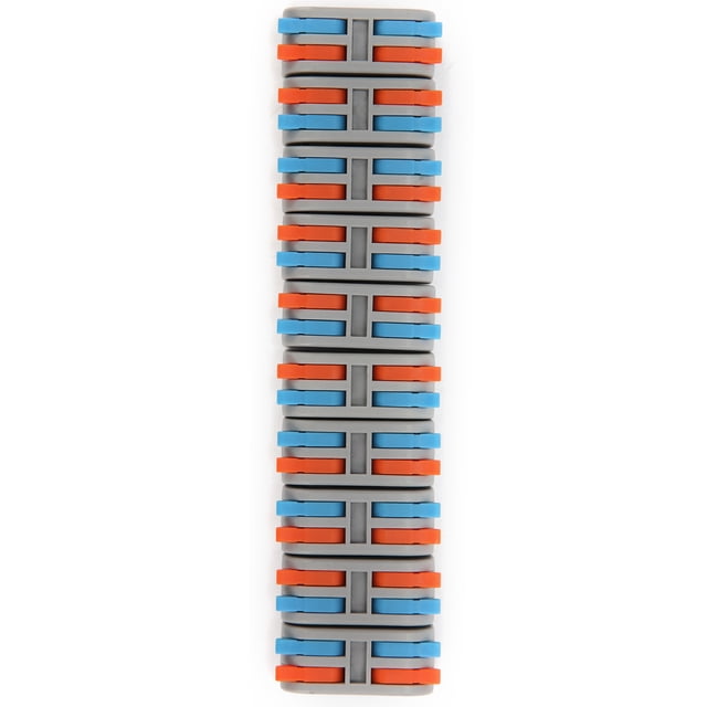 Connecteur à Écrou à Levier, Connecteur Conducteur à 2 Sorties 10Pcs pour Fil de 0,08 à 4 Mm2