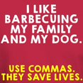 thumbnail image 3 of CafePress - I Like Barbecuing My Family Dark T Shirt - Men's Classic Graphic Cotton T-Shirt, 3 of 4