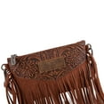 thumbnail image 3 of Wrangler Crossbody Small Purse for Women Wristlet Fringe Bag Western Purse, Brown, 3 of 7