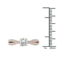 thumbnail image 4 of 1 Carat T.W. Diamond Split Shank Classic 14kt Rose Gold Engagement Ring, 4 of 4