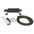 thumbnail image 1 of Derale Fluid Cooler 13210 For Power Steering Fluid; 2 Passes; Hose Barb Connection; 11/32 Inch Inlet; 11/32 Inch Outlet; With Hose/Hose Clamps/Mounting Rods/Mounting Clips/Foam Pads, 1 of 3