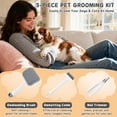 thumbnail image 3 of Kit de aseo Cleanan de 3 piezas para perros y gatos con cepillo slicker, 3 of 6