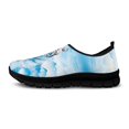 thumbnail image 6 of Wismoutput Lightweight Breathable Walking Sneakers Tiger Pattern Blue Sneakers Fashionable Durable Casual Shoes for Men, 6 of 7
