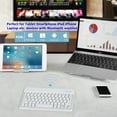 Ultra Slim Wireless Keyboard for Lenovo Tab P12 Pro, Lenovo Tab P12 Rechargeable Portable