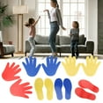 thumbnail image 4 of M Buder Tapete de Juego Manos y Pies Entrenamiento Físico Coordinación Motora Bebés Niños Interior Exterior 3 Pares Divertido Alfombra Sensorial Educativo Interactivo Ejercicio Integración, 4 of 9